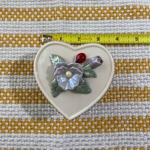 Lenox Heart Trinket Porcelain Box